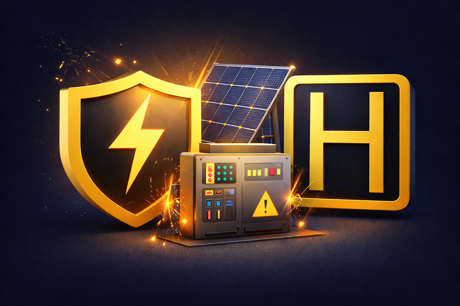 A symbolic image representing cost savings and security with HSES Annual Maintenance Contracts, featuring a protective shield around a home.