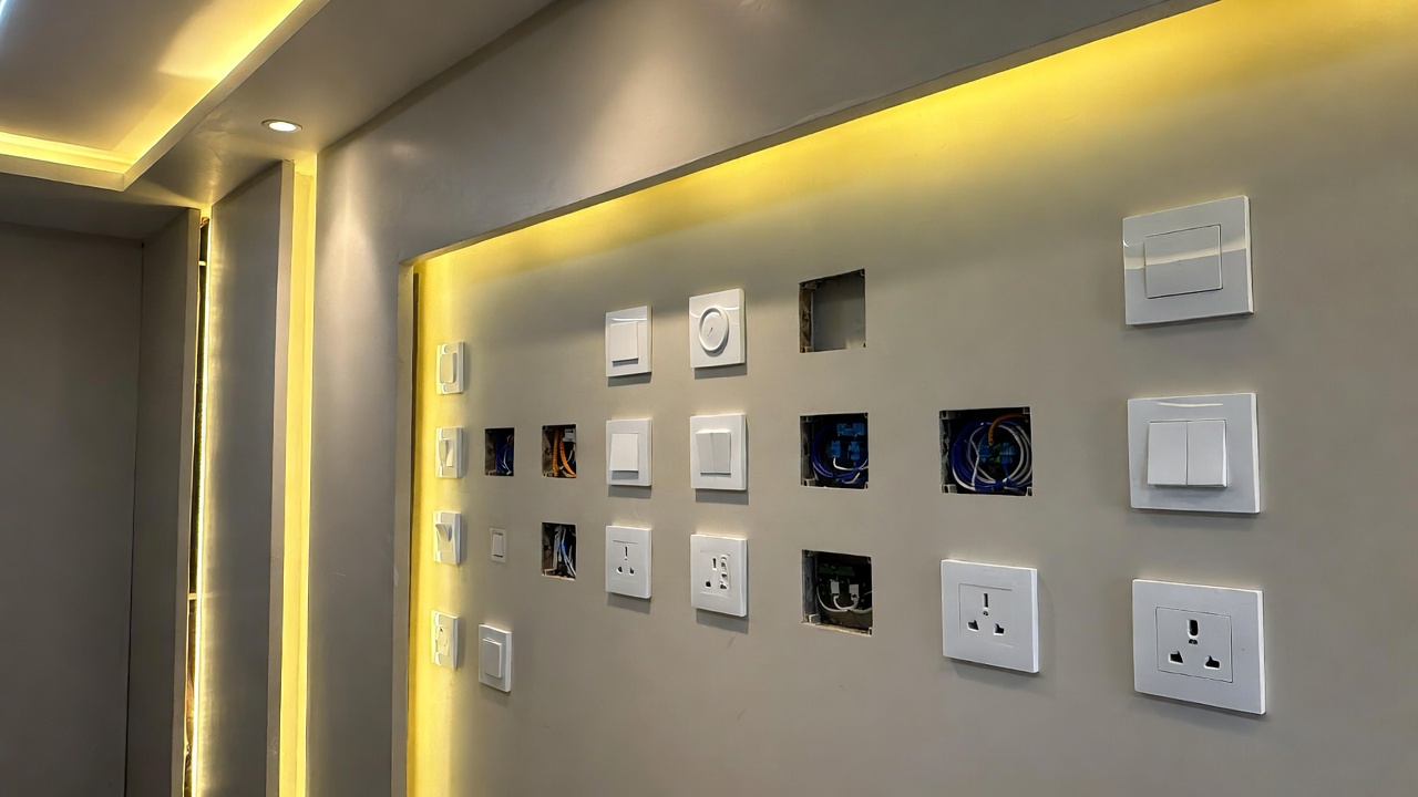 Electrician performing expert repair and troubleshooting on a complex circuit board.