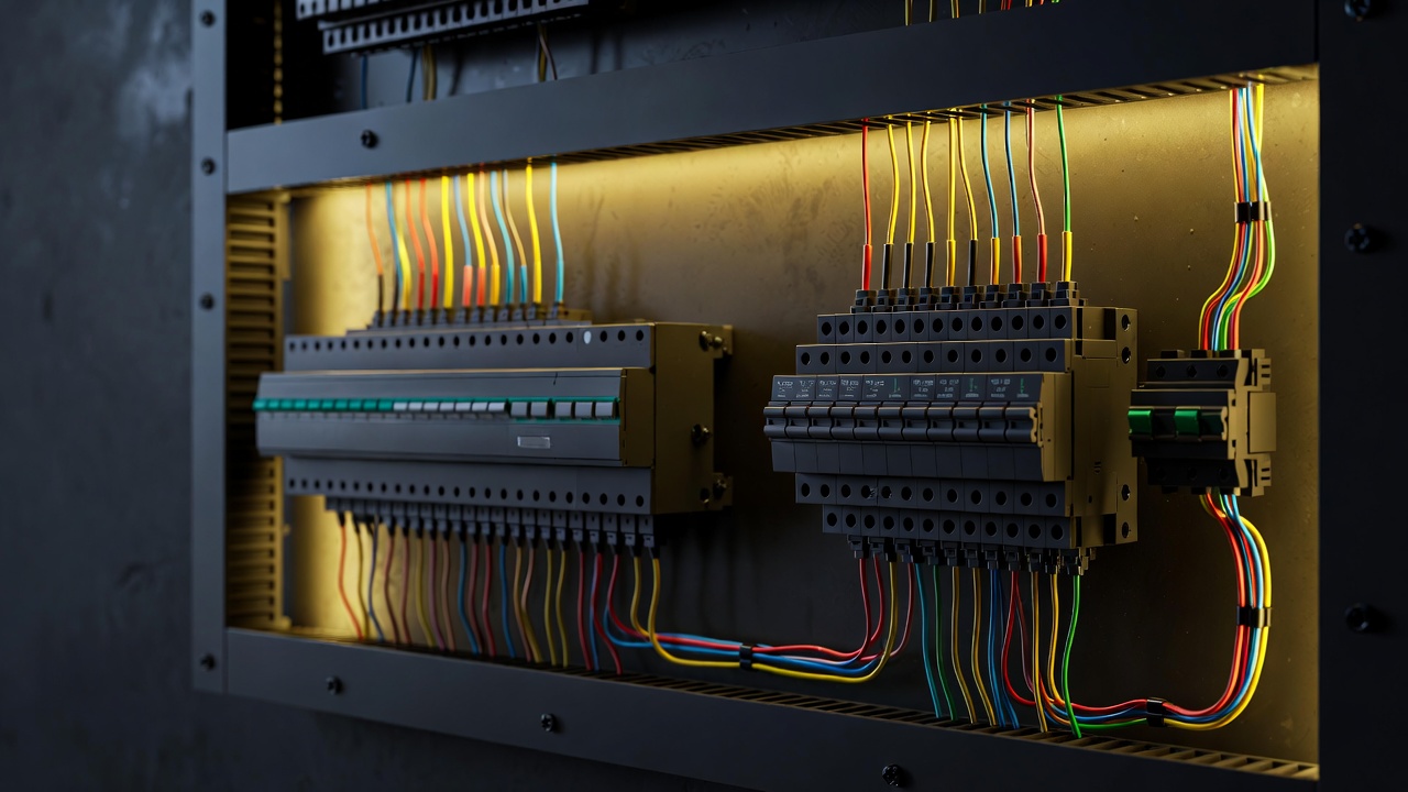 A cleanly installed modern light fixture on a designed wall by an HSES professional.